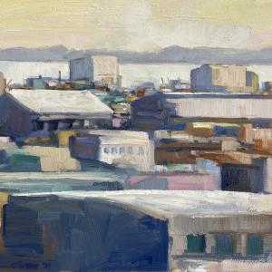Pastel Warehouses
